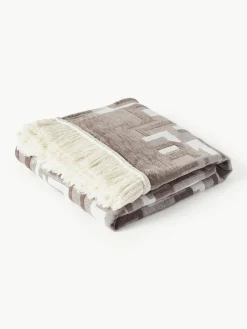 Westwing Collection Decke Fran mit Fransenabschluss