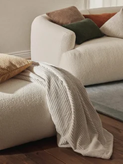 Westwing Collection Decke Kylen aus Cord