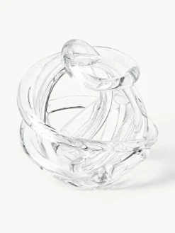 Westwing Collection Deko-Knoten-Objekte Nola aus Glas, 2er-Set
