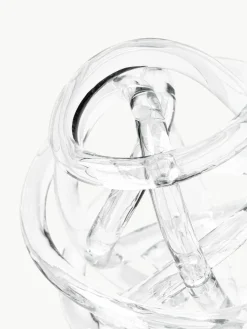 Westwing Collection Deko-Knoten-Objekte Nola aus Glas, 2er-Set