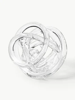 Westwing Collection Deko-Knoten-Objekte Nola aus Glas, 2er-Set