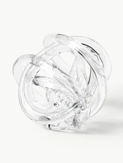 Westwing Collection Deko-Knoten-Objekte Nola aus Glas, 2er-Set