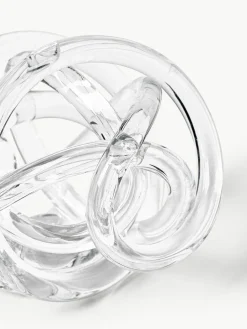 Westwing Collection Deko-Knoten-Objekte Nola aus Glas, 2er-Set