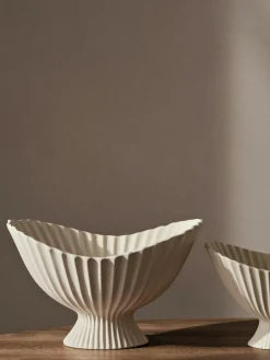 ferm LIVING Deko-Schale Fountain aus Steinzeug, B 41 cm