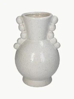 Westwing Deko-Vase Orchid aus Steingut, H 25 cm