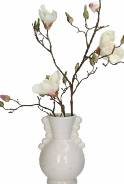 Westwing Deko-Vase Orchid aus Steingut, H 25 cm