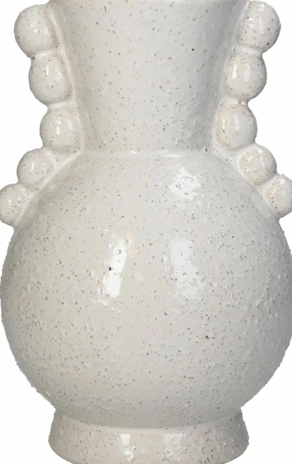 Westwing Deko-Vase Orchid aus Steingut, H 25 cm