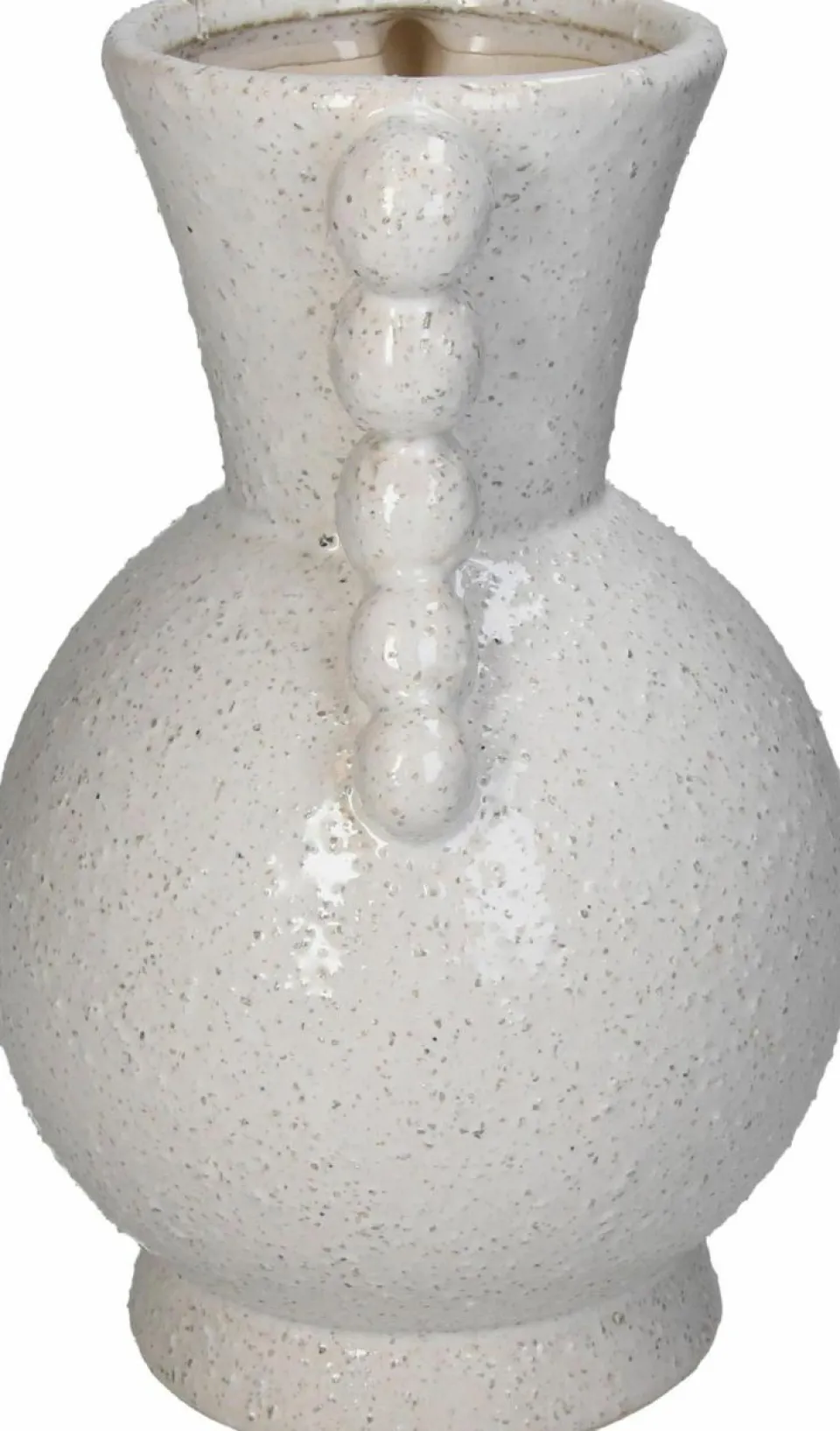 Westwing Deko-Vase Orchid aus Steingut, H 25 cm