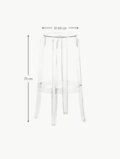 Kartell Design Barhocker Charles Ghost