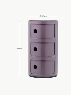 Kartell Design Container Componibili, 3 Elemente