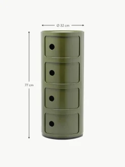 Kartell Design Container Componibili, 4 Elemente