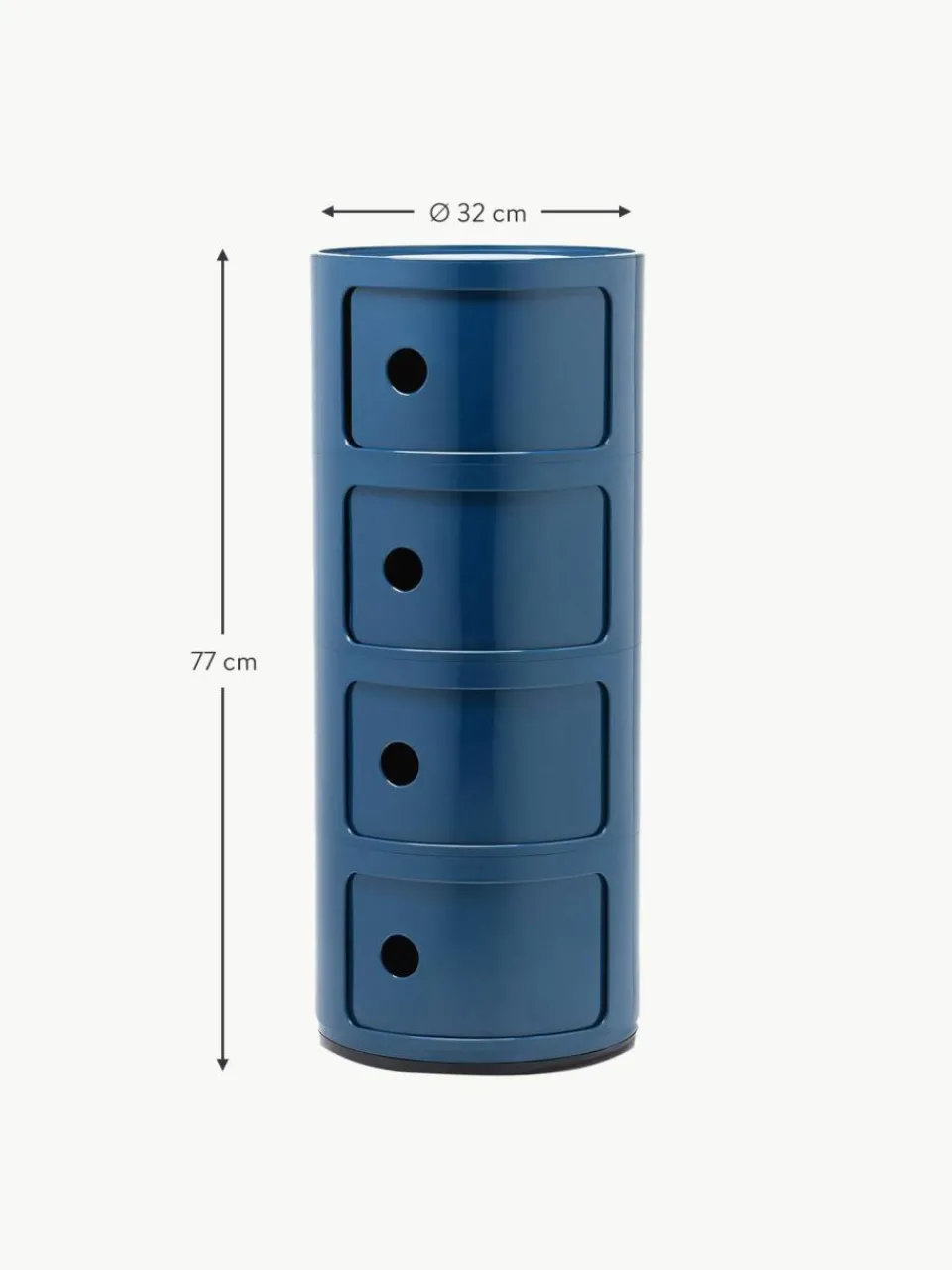 Kartell Design Container Componibili, 4 Elemente