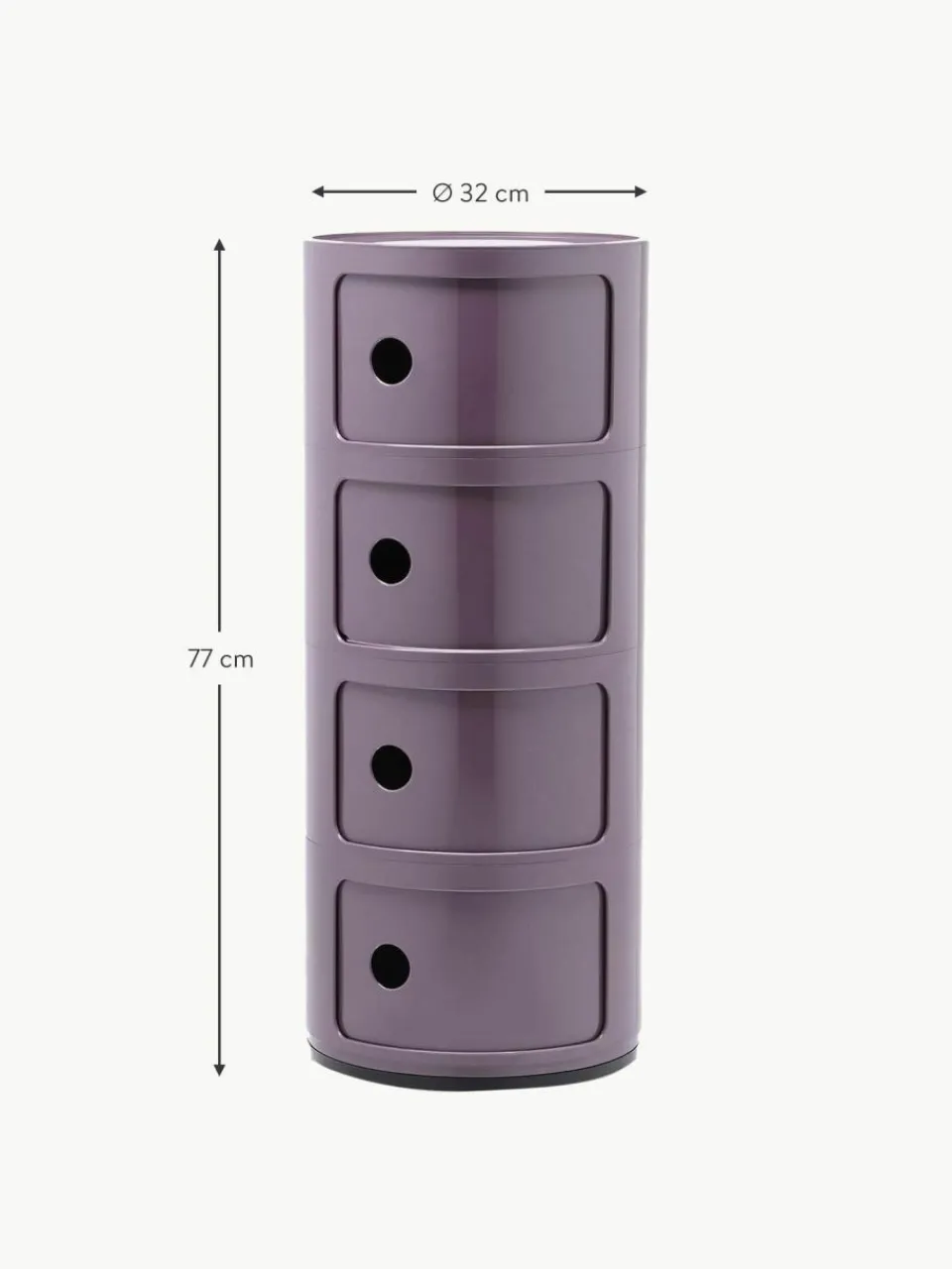 Kartell Design Container Componibili, 4 Elemente