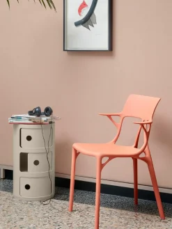 Kartell Design Container Componibili Bio, 3 Elemente