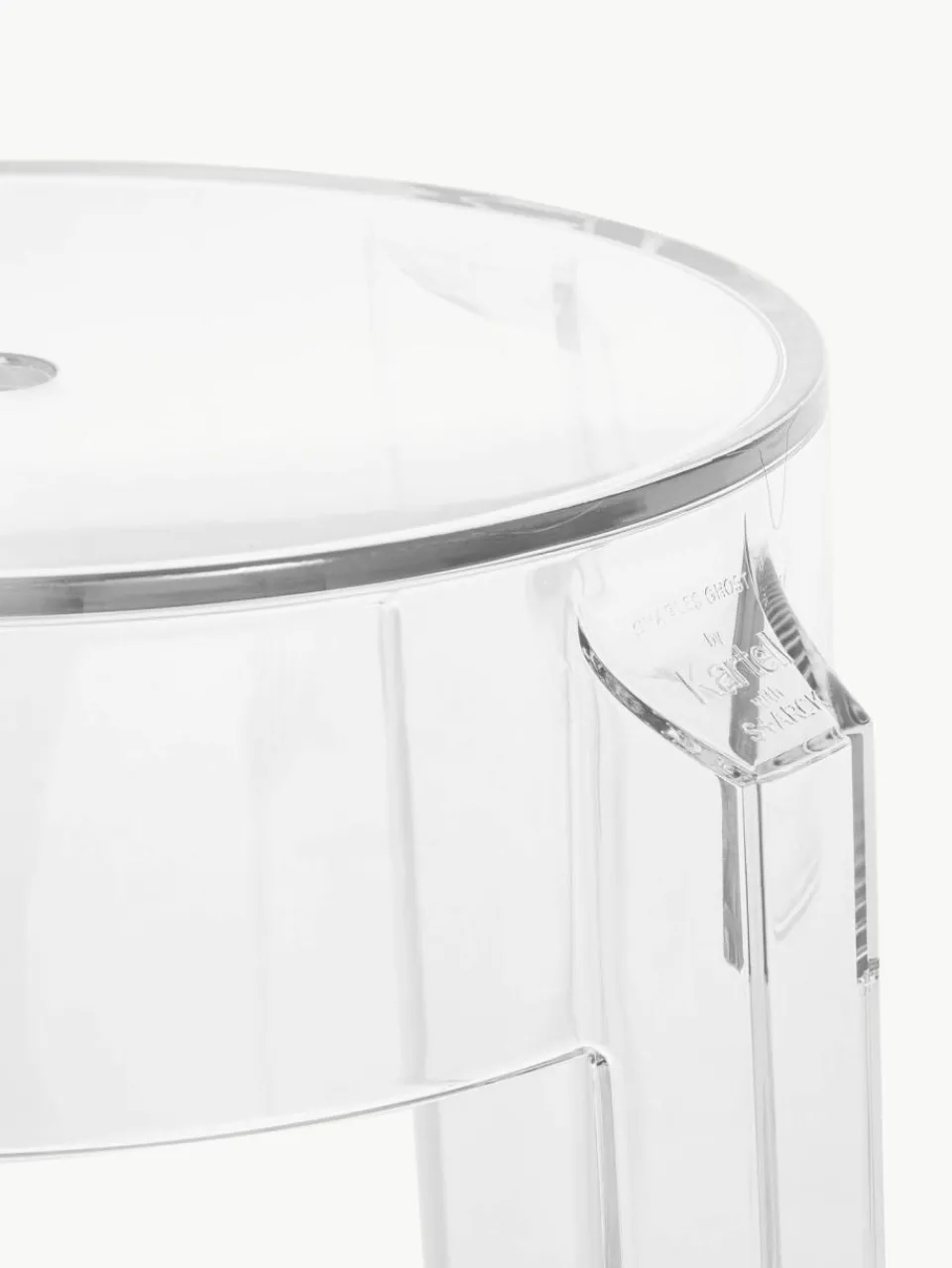 Kartell Design Hocker Charles Ghost