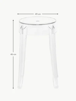 Kartell Design Hocker Charles Ghost