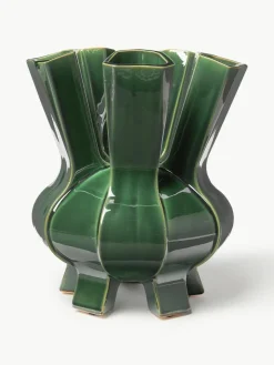Pols Potten Design Porzellan-Vase Puyi, H 34 cm