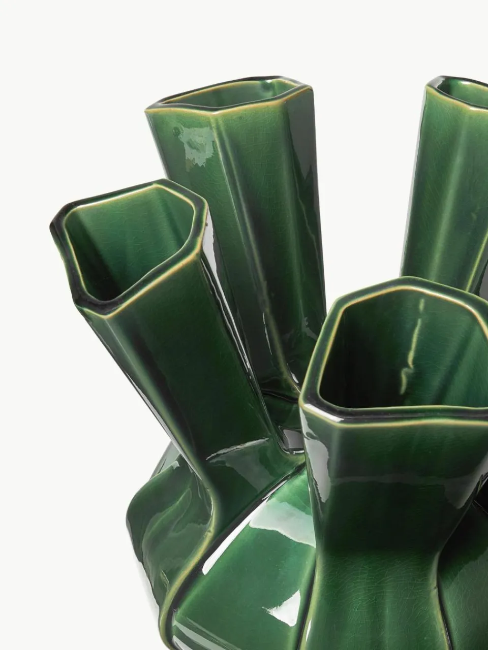 Pols Potten Design Porzellan-Vase Puyi, H 34 cm