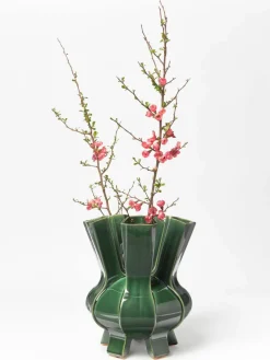 Pols Potten Design Porzellan-Vase Puyi, H 34 cm