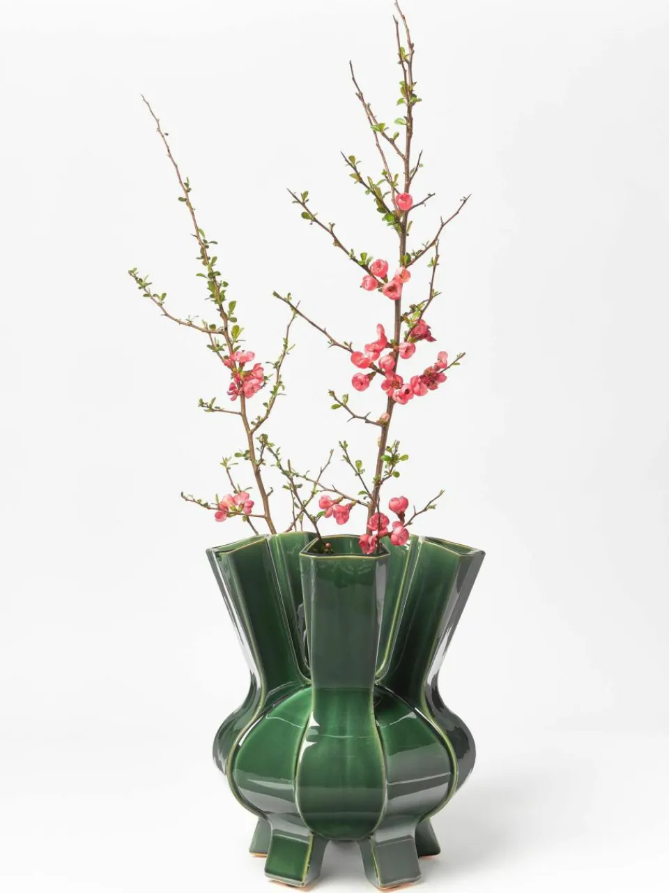 Pols Potten Design Porzellan-Vase Puyi, H 34 cm