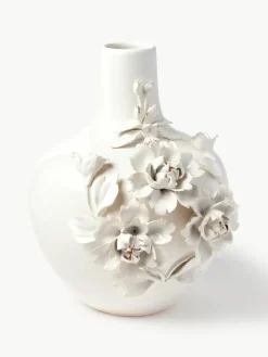 Pols Potten Design Porzellan-Vase Rose, H 37 cm