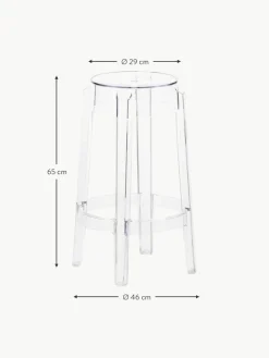 Kartell Design Thekenhocker Charles Ghost