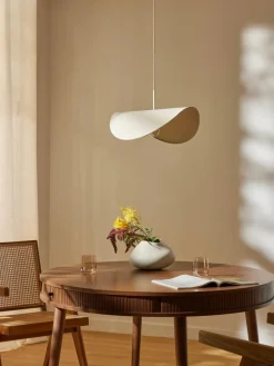 Westwing Collection Design-Pendelleuchte Kenzie aus Leinen