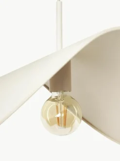 Westwing Collection Design-Pendelleuchte Kenzie aus Leinen