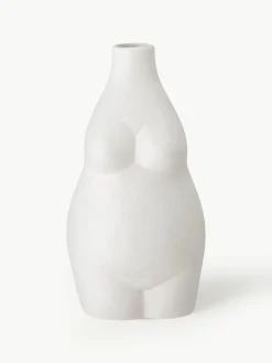 Bloomingville Design-Vase Elora aus Steingut, H 18 cm