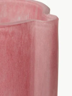 HKLIVING Design-Vase Flamingo aus Glas, H 25 cm