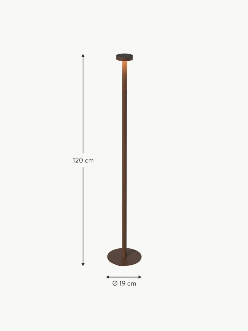 Sompex Dimmbare LED-Außenstehlampe Boro