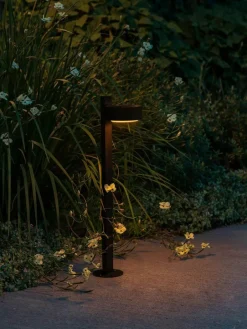 Marset Dimmbare LED-Bodenleuchte Plaff-On!, mundgeblasen