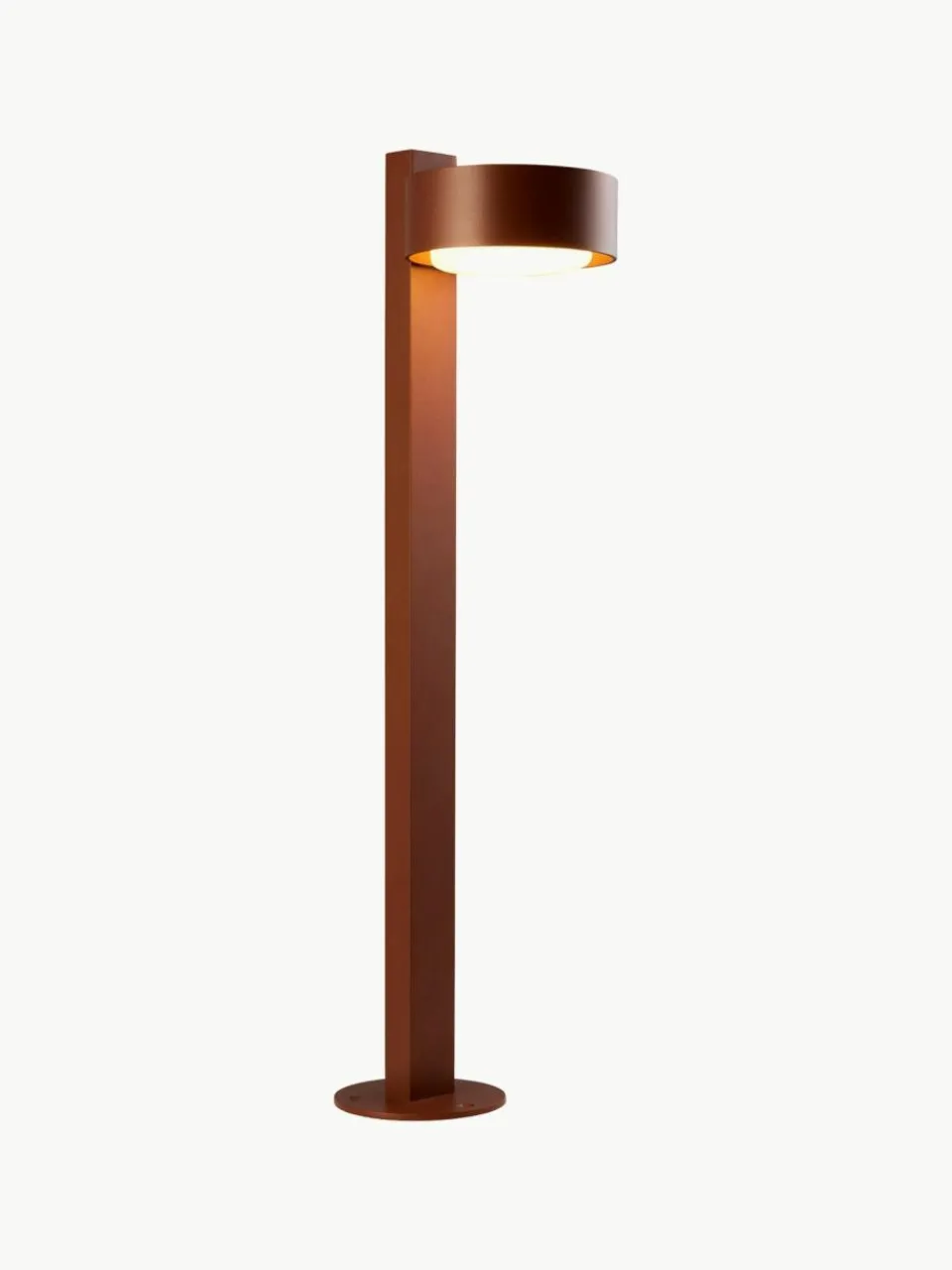 Marset Dimmbare LED-Bodenleuchte Plaff-On!, mundgeblasen
