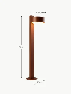 Marset Dimmbare LED-Bodenleuchte Plaff-On!, mundgeblasen