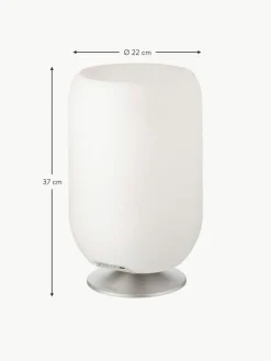 Westwing Dimmbare LED-Tischlampe Atmos mit Bluetooth-Lautsprecher und Flaschenkühler