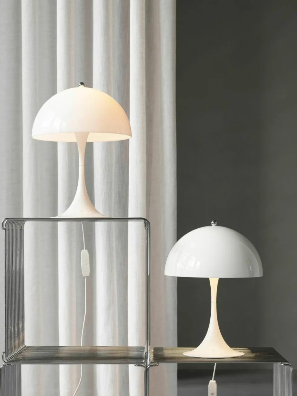 Louis Poulsen Dimmbare LED-Tischlampe Panthella mit Timerfunktion, H 34 cm