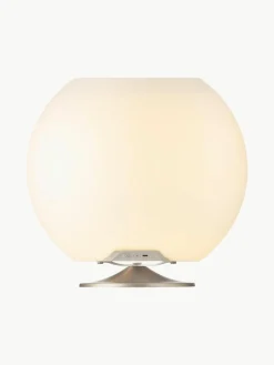 Westwing Dimmbare LED-Tischlampe Sphere mit Bluetooth-Lautsprecher und Flaschenkühler