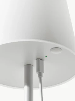 Westwing Collection Dimmbare Tischlampe Fausta mit USB-Anschluss