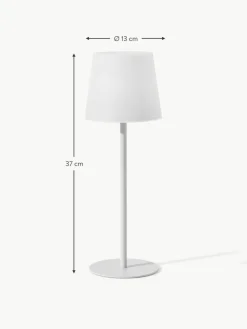 Westwing Collection Dimmbare Tischlampe Fausta mit USB-Anschluss