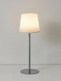 Westwing Collection Dimmbare Tischlampe Fausta mit USB-Anschluss