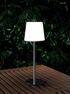 Westwing Collection Dimmbare Tischlampe Fausta mit USB-Anschluss