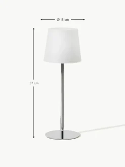 Westwing Collection Dimmbare Tischlampe Fausta mit USB-Anschluss