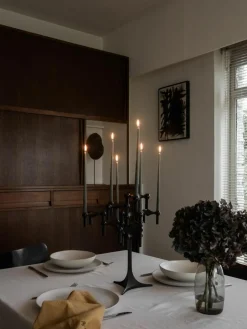 Stoff Nagel Dünne Stabkerzen , 6 Stück
