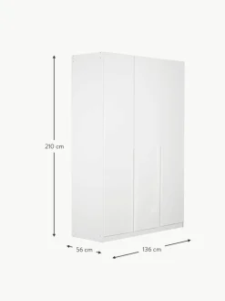 Westwing Drehtürenschrank Mia, 3-türig