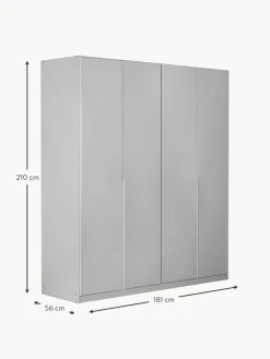 Westwing Drehtürenschrank Mia, 4-türig