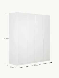 Westwing Drehtürenschrank Mia, 4-türig
