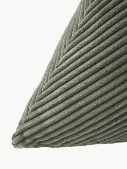 Westwing Collection Dreieckiges Cord-Kissen Kylen