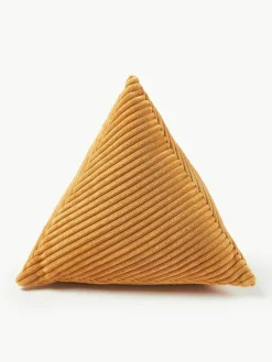 Westwing Collection Dreieckiges Cord-Kissen Kylen