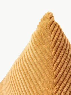 Westwing Collection Dreieckiges Cord-Kissen Kylen