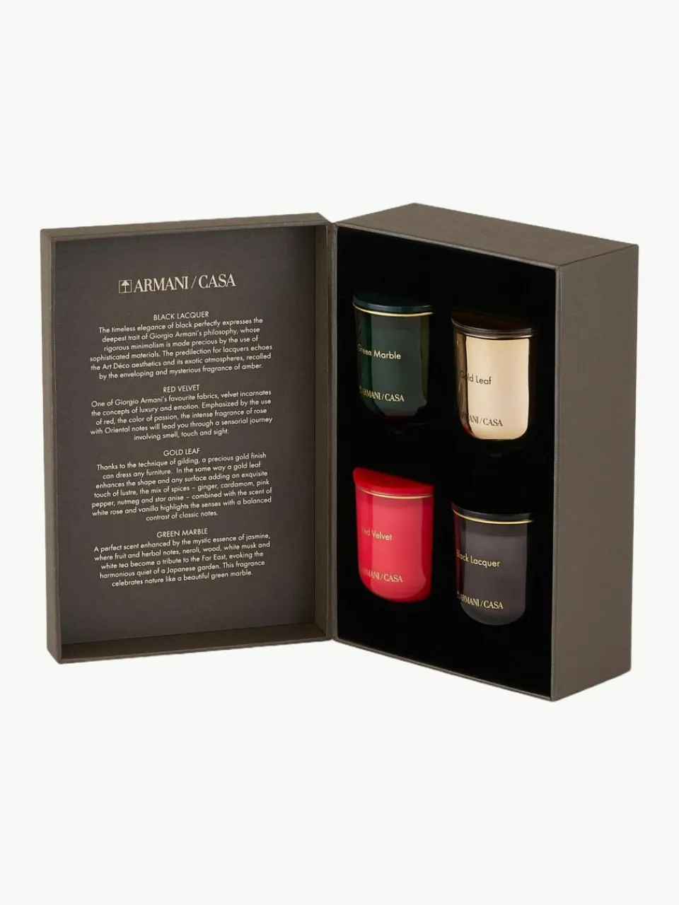 Armani Casa Duftkerzen Pegaso, 4er-Set